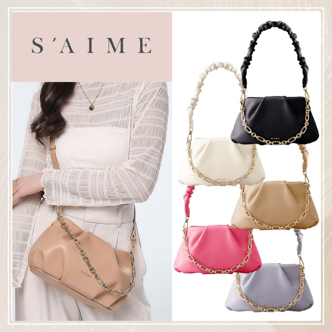 追跡有★S'AIME 3WAY リンクルバルーン ショルダーバッグ