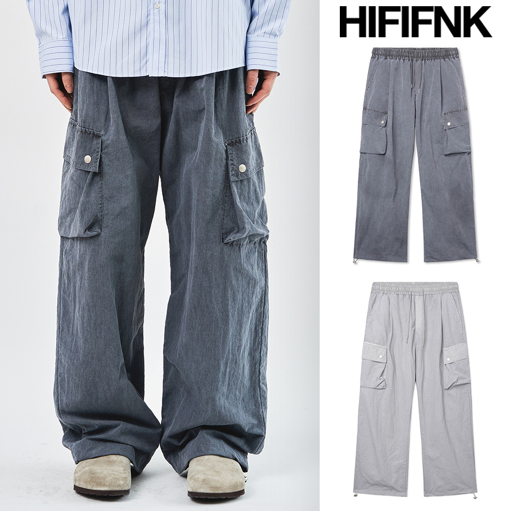 【HI FI FNK】Cracker Dyeing Cargo Pants