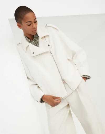 《送料無料》 BRUNELLO CUCINELLI biker with necklace