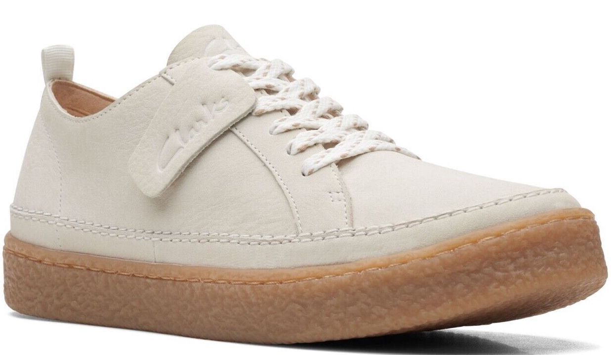 Clarks スニーカー ホワイト ローファー クレープソール