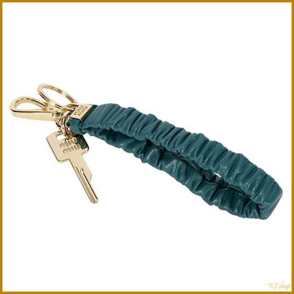 MiuMiu | 正規品/関税送料込み フーディ レザー キーリング Miu Miu ボー レザーキーリング () IFCHIC.COM