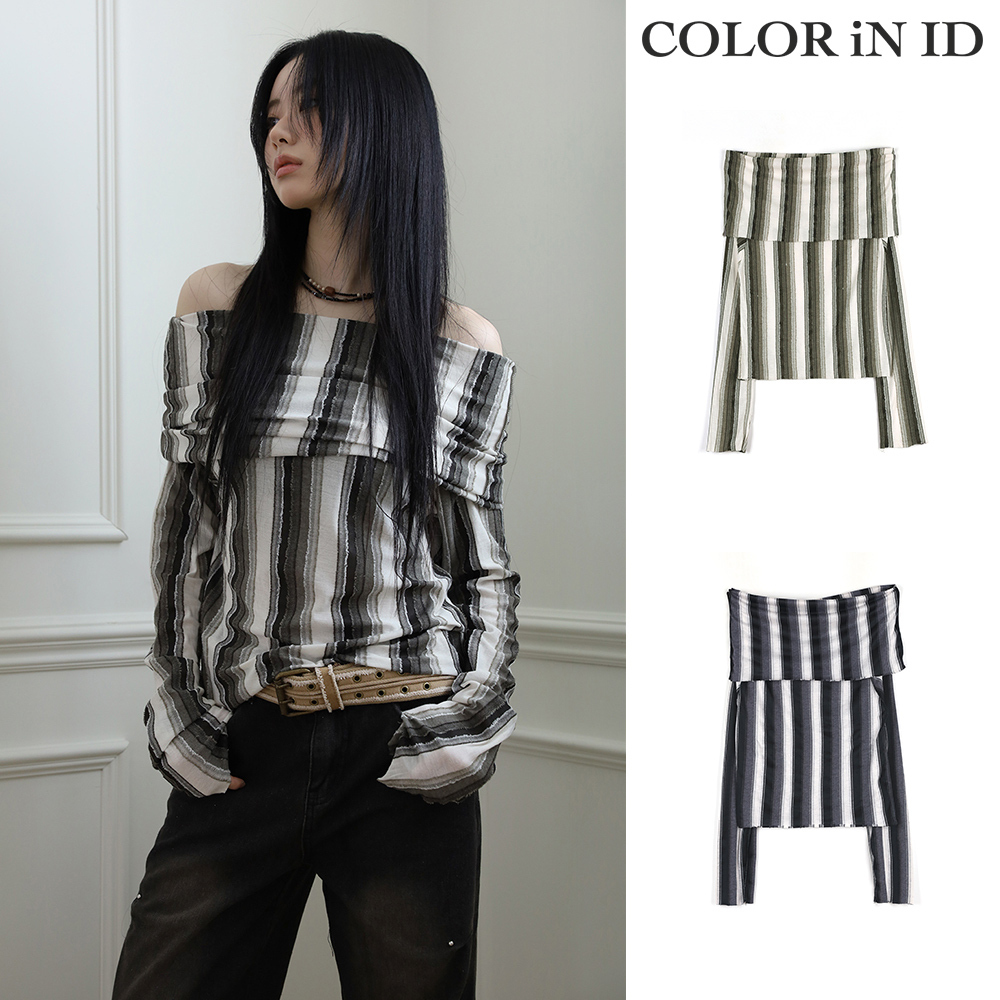 【COLOR iN ID】Haris Off Shoulder Top