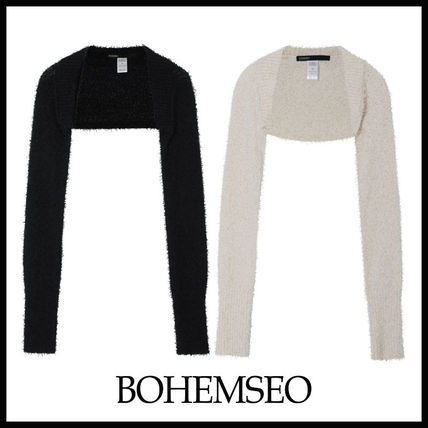 ホワイト（白）系 BOHEMSEO(ボヘミアンソウル) カーディガン