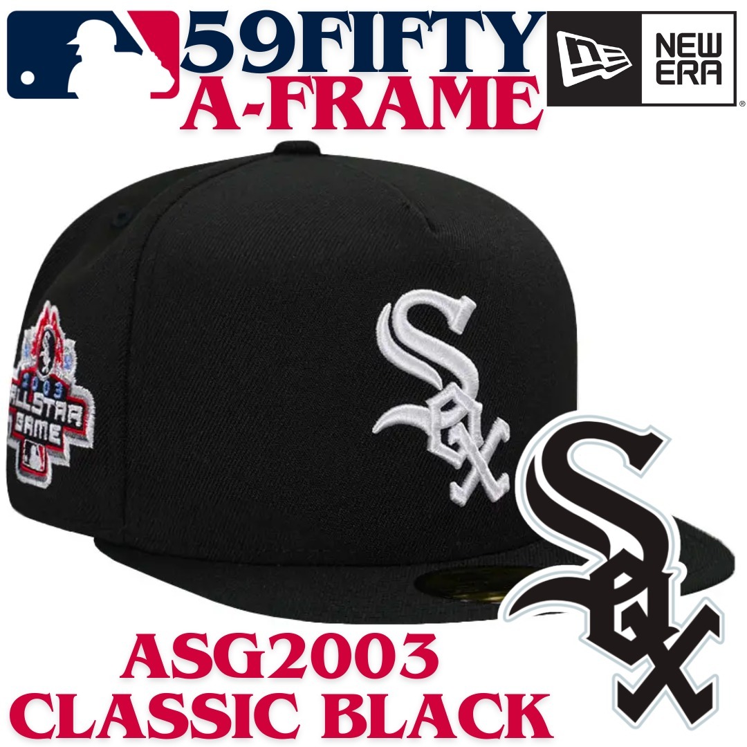 【US限定】NEW ERA 59FIFTY A-Frame Chicago White Sox Black