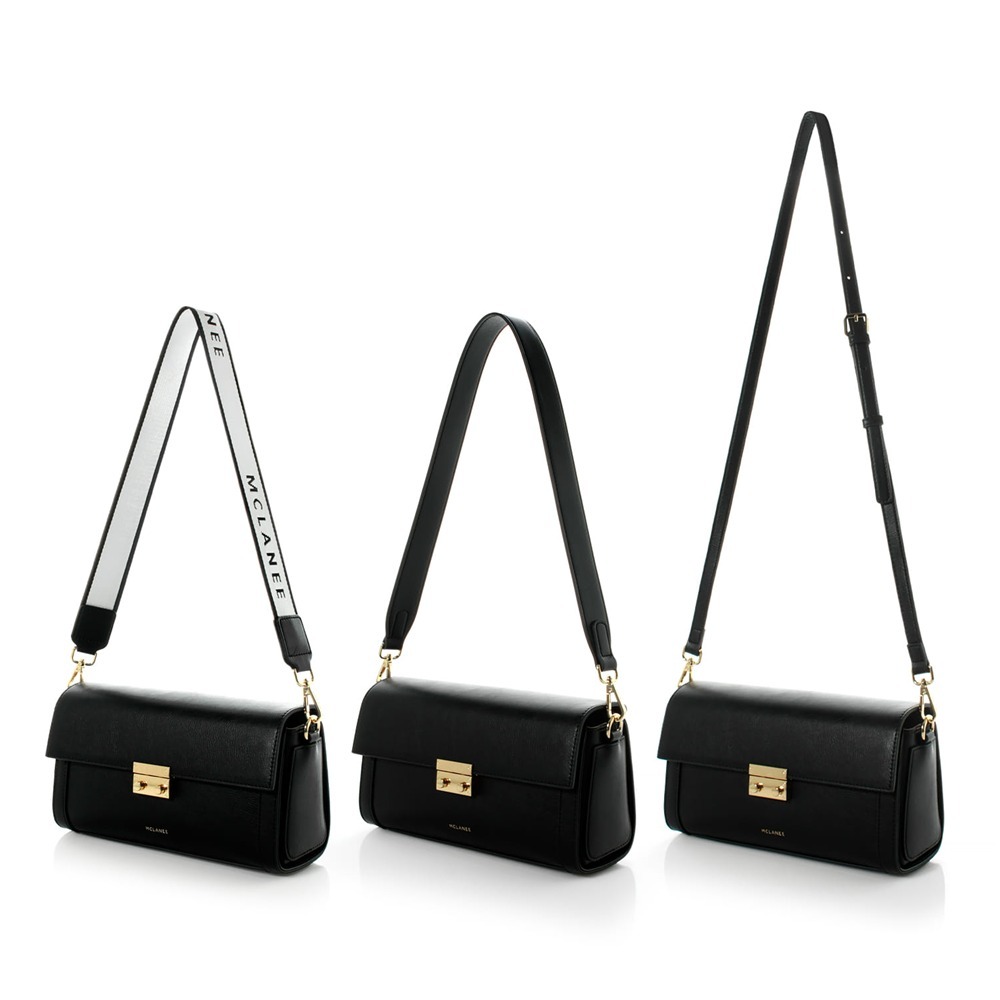 [MCLANEE] 565メブショルダー & クロスバッグ (3 STRAP, BLACK)