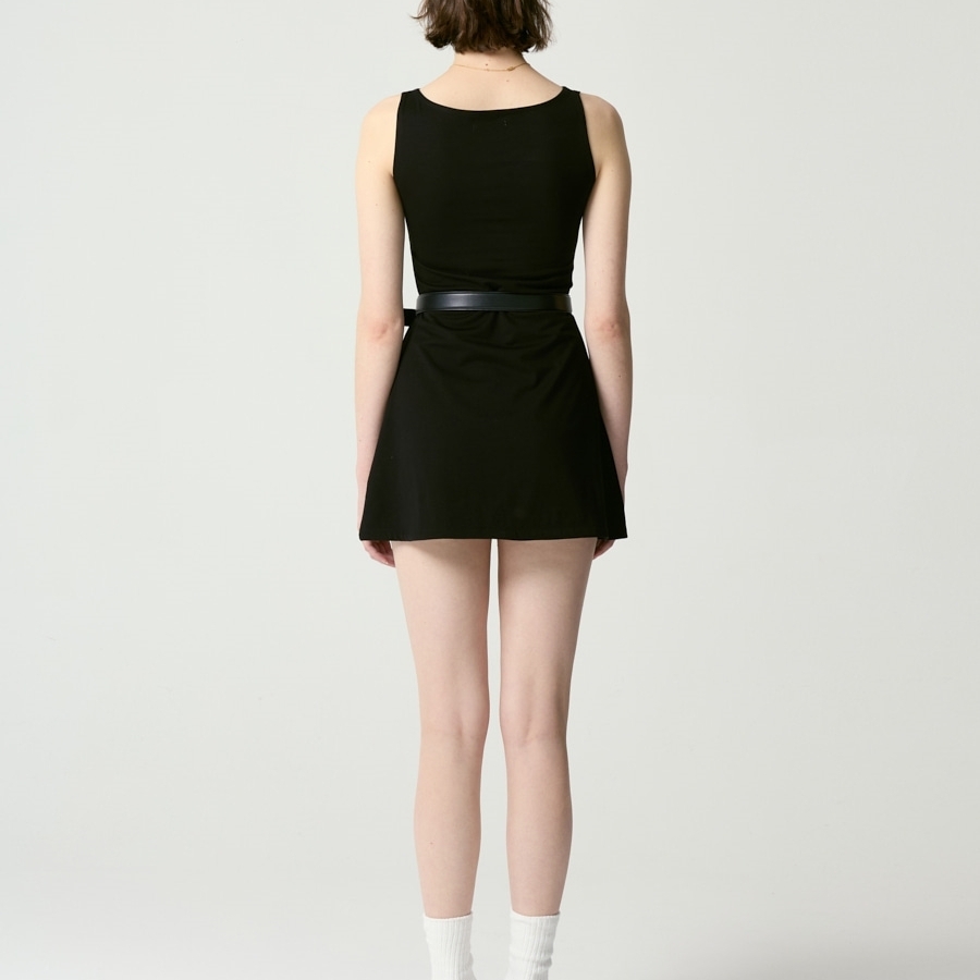 GLOWNY】24SS☆ GIRLFRIEND SLEEVELESS MINI DRESS (S，M