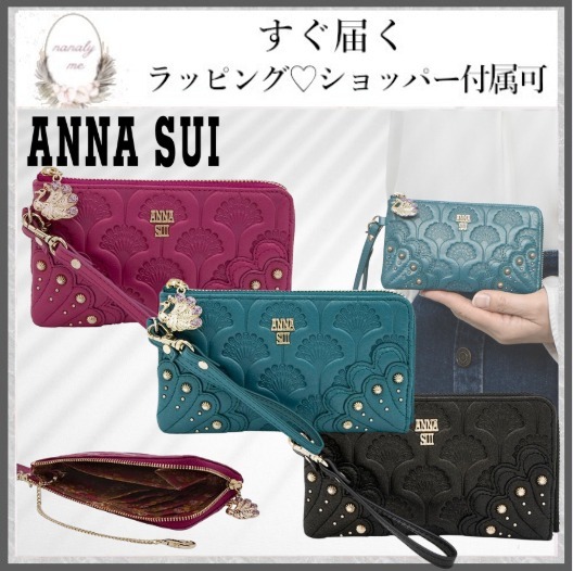【ハートが可愛い♪】Anna Sui パスケース