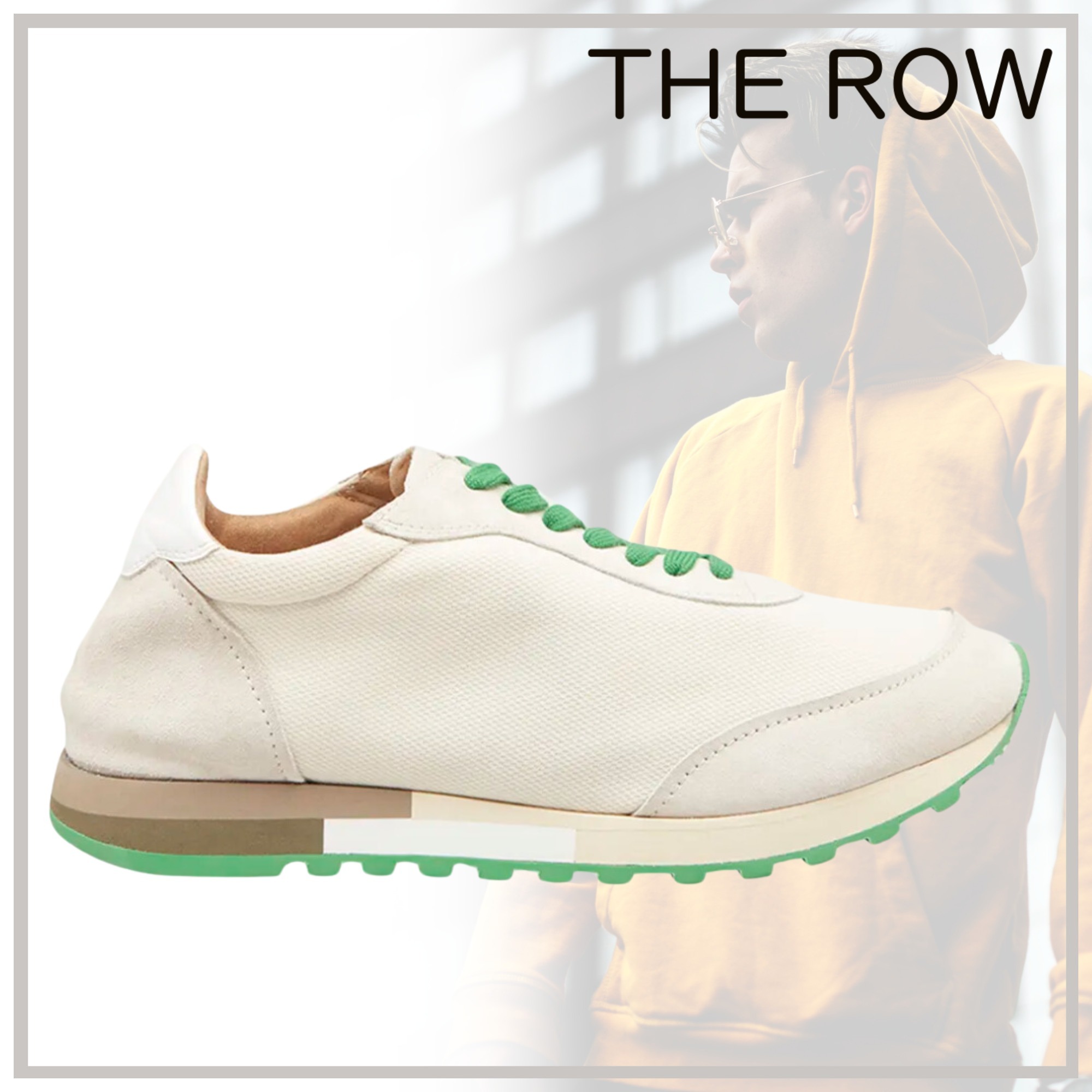 洗練された【The Row】OWEN ロートップ スニーカー 24SS