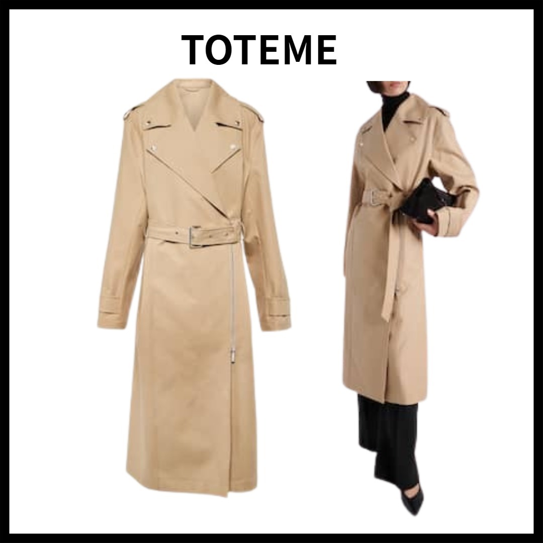 TOTEMEコットントレンチコート
