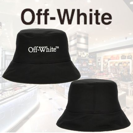 Off-White Wide-brimmed Hats Unisex Street Style Wide-brimmed Hats