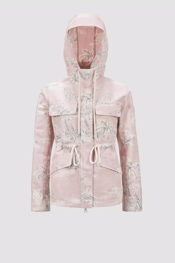 MONCLER 2024春夏新作 プリント入り フード付きブルゾン MARPE