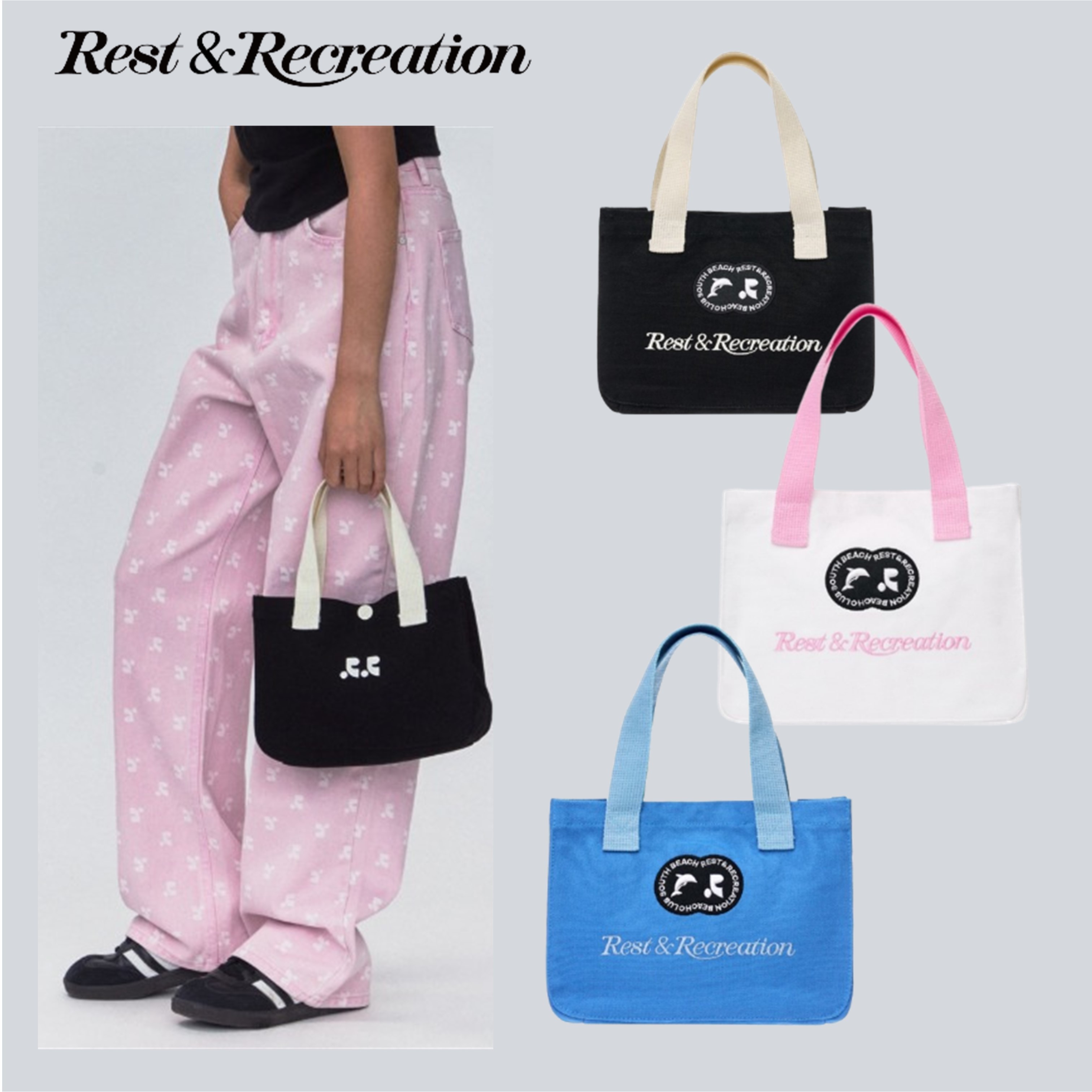 [Rest&Recreation] RR CANVAS TOTE BAG☆送料込☆