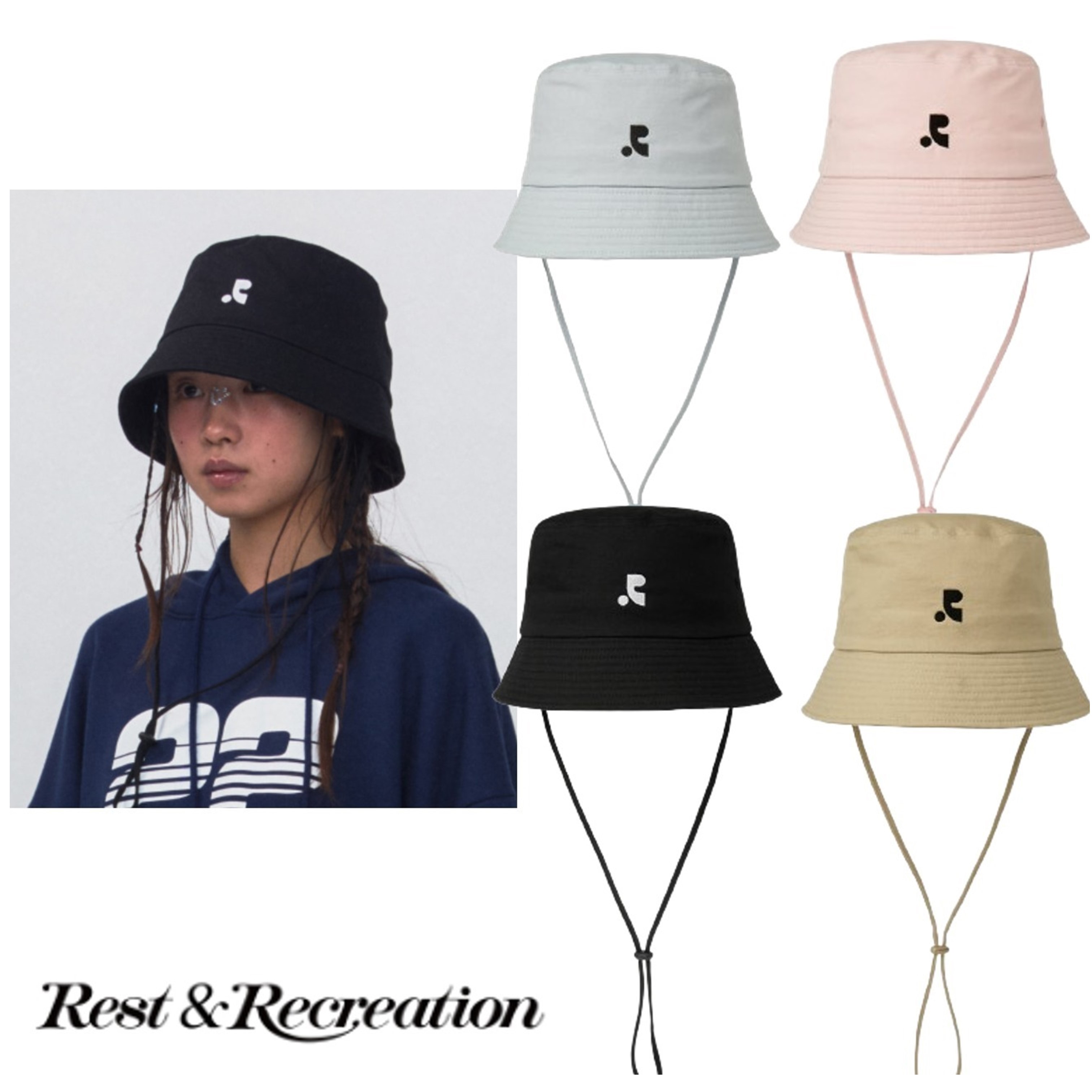 [Rest&Recreation] RR COTTON BUCKET HAT☆送料込☆