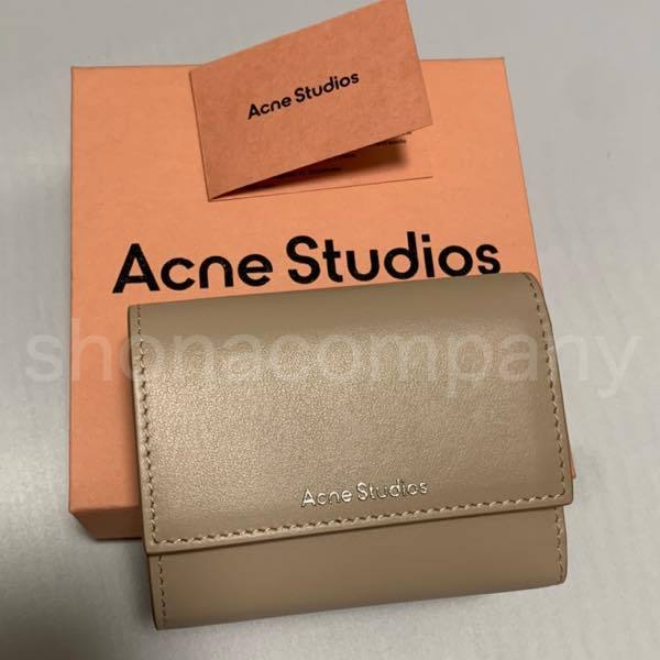【関税込】◆ACNE STUDIOS アクネスタジオ◆ロゴ 折りたたみ財布
