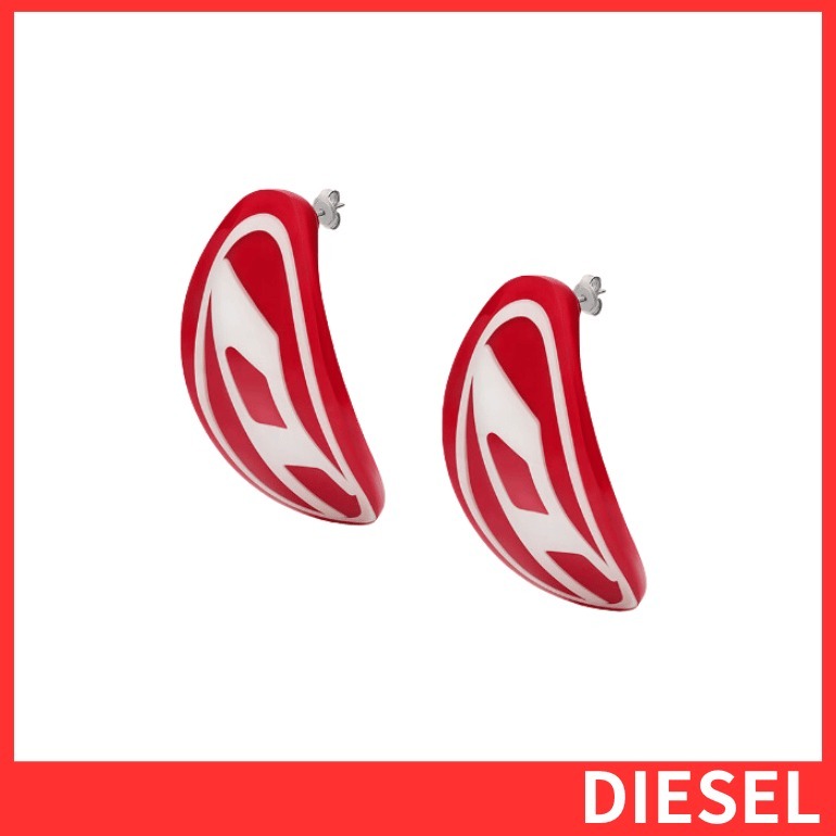 ★DIESEL スタッド レジン ピアス /UNISEX