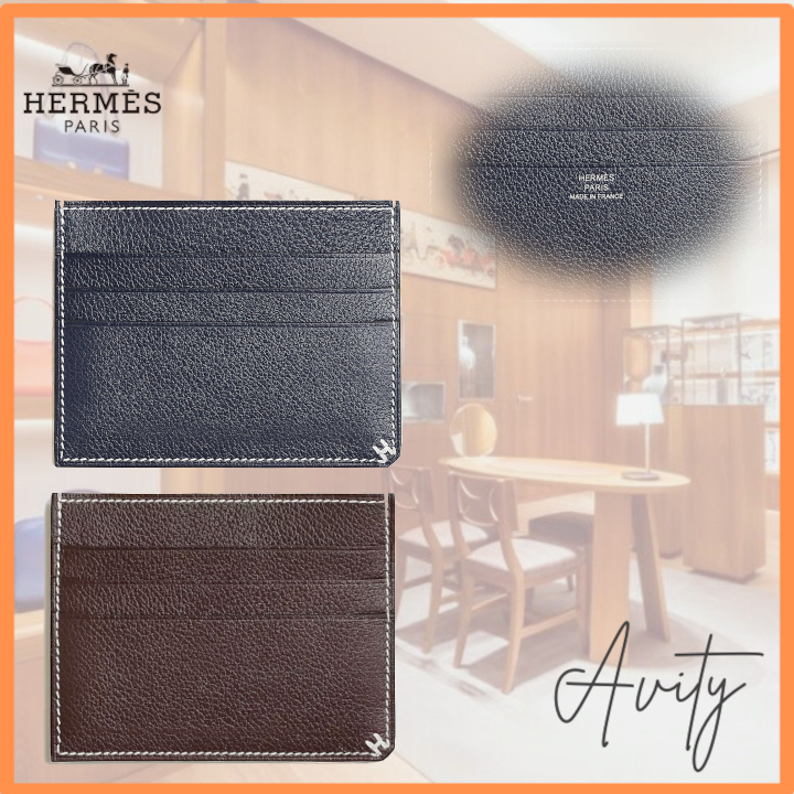 コンパクトで使いやすい♪】 Hermes H Sellierカードケース