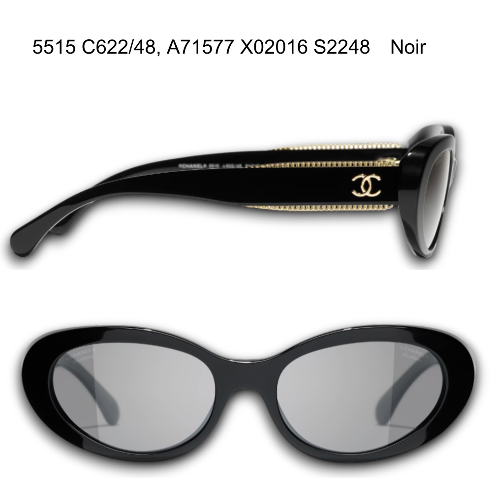本物保証/CHANEL オーバルメガネ サングラス エレガント ロゴ6色