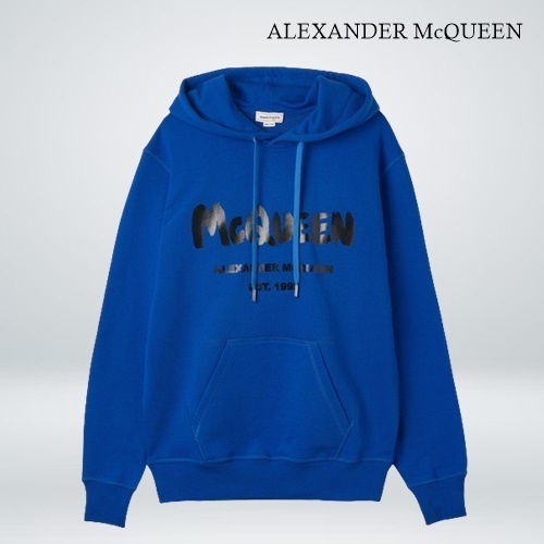 パーカー・フーディ ALEXANDER MCQUEEN GRAFFITI LOGO HOODIE