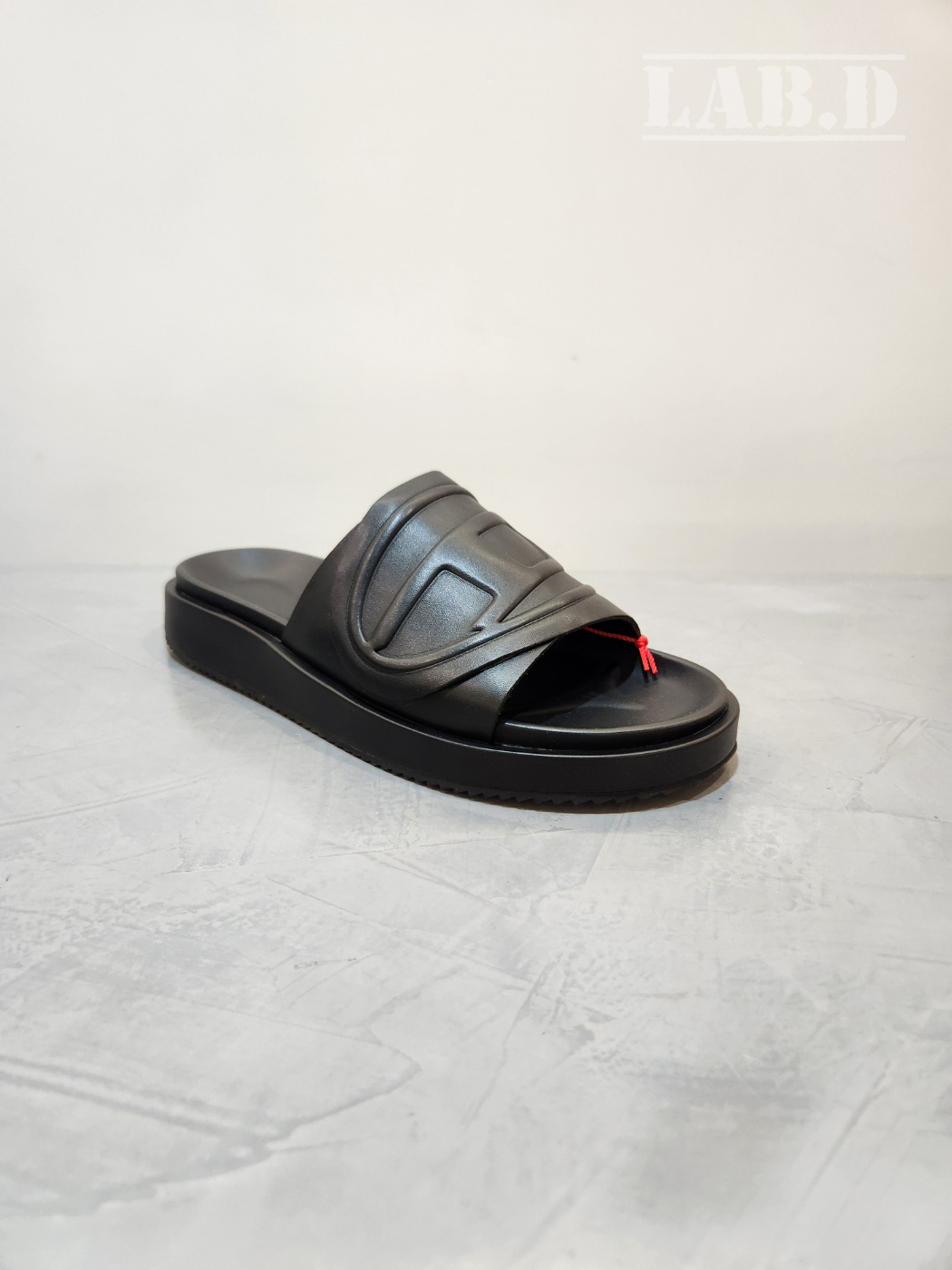 DIESEL | SA-SLIDE D OVAL W BLACK サンダル