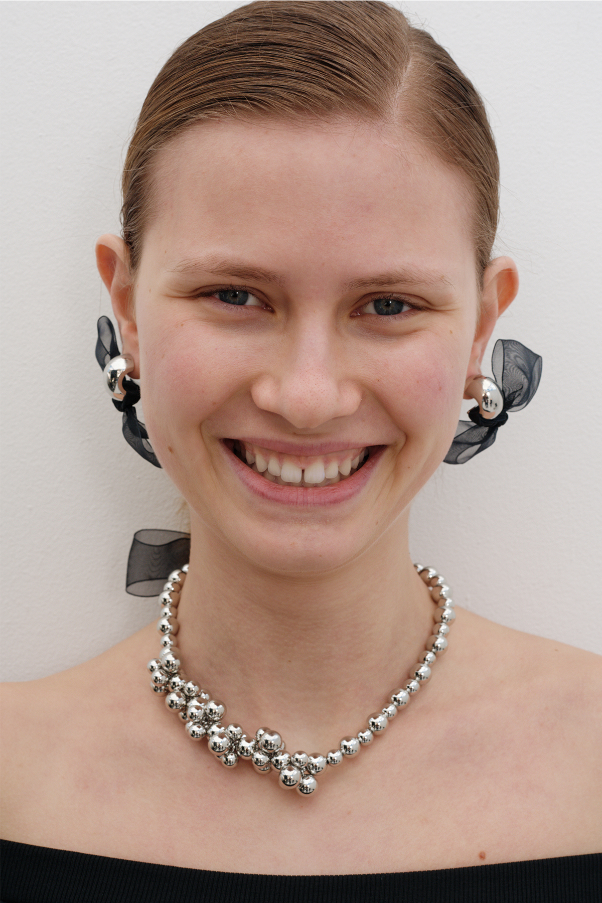 《MONDAY EDITION》 RIBBON EARRINGS