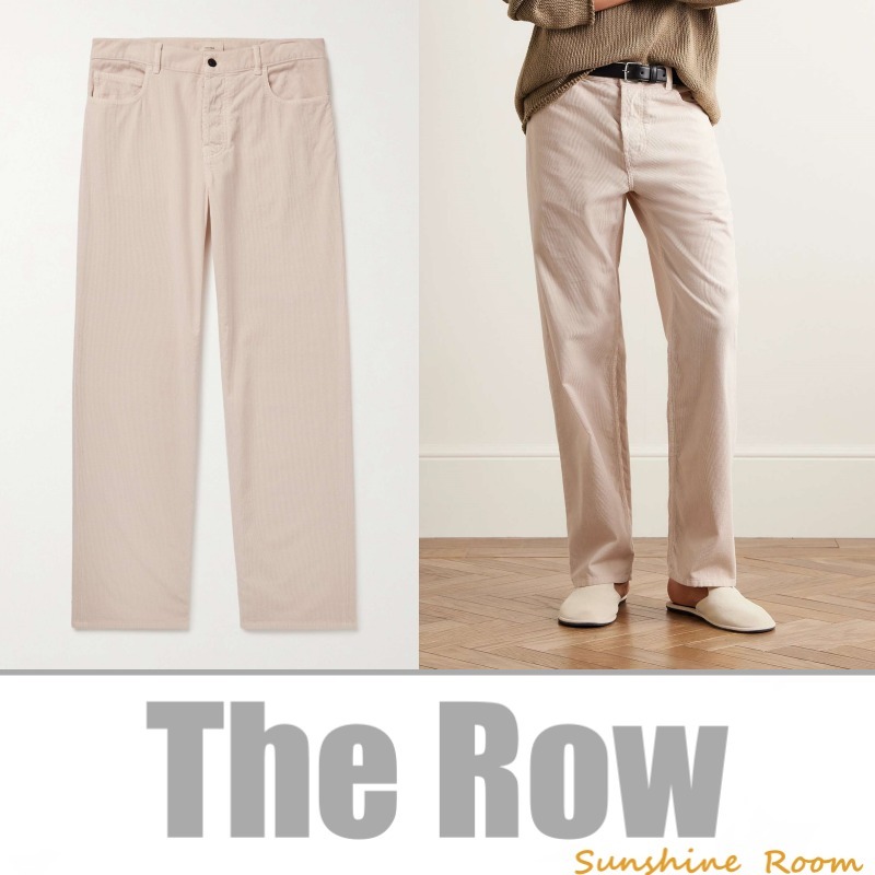 THE ROW コットンパンツ 8657-w3584 Ukiraコットンパンツ ブラック – The Row