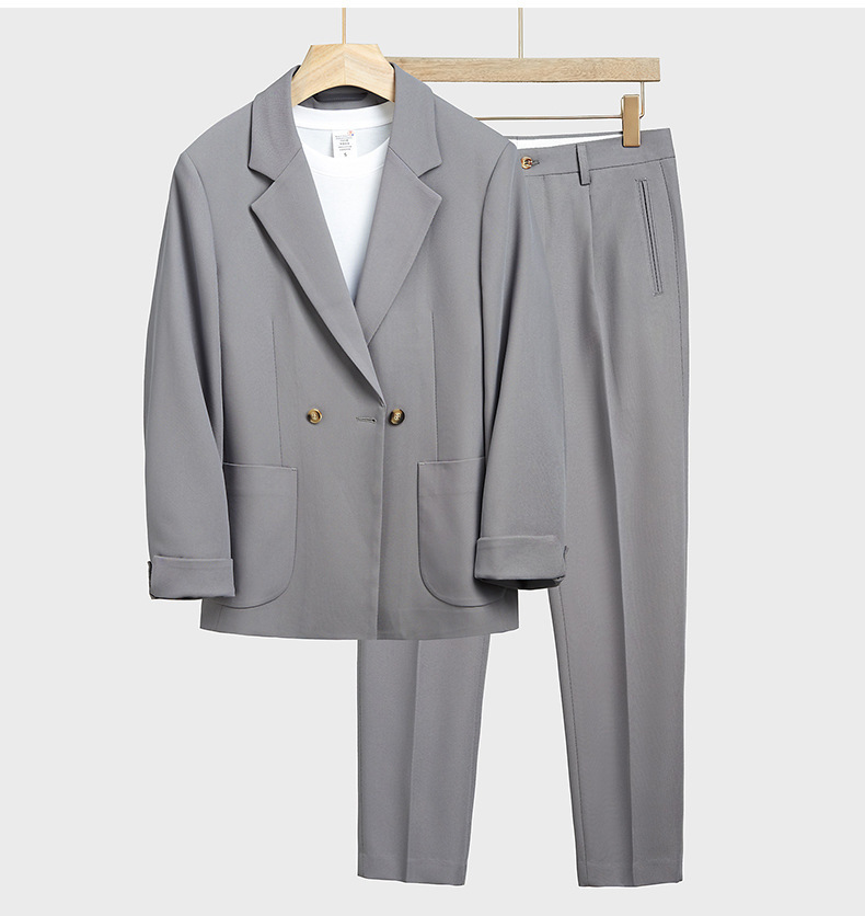 4色 セットアップ ジャケット パンツ 無地 おしゃれ ルーズ ~3XL