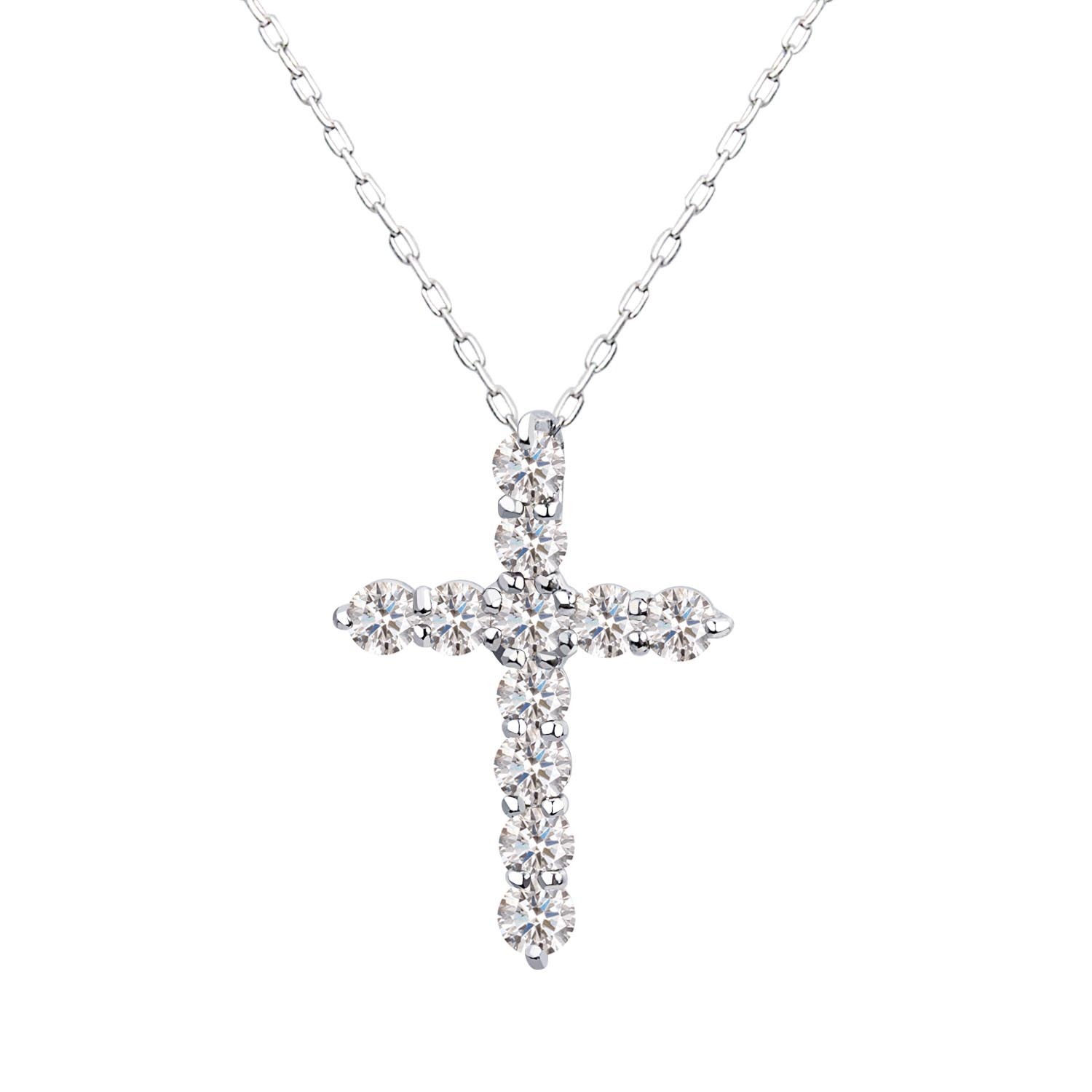 ララクリスティー ダイヤモンド ネックレス 0.5ct PT K18