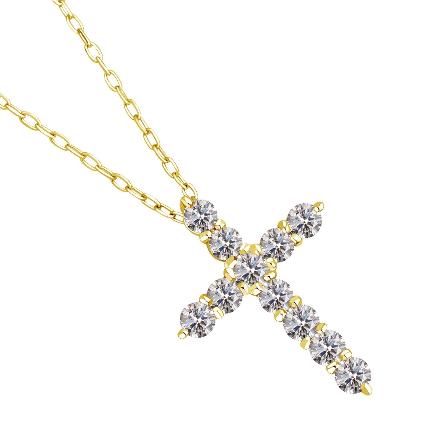 ララクリスティー ダイヤモンド ネックレス 0.5ct PT K18