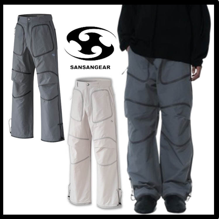 ★送料・関税込★San San Gear★WEBBING PATCHED PANTS★