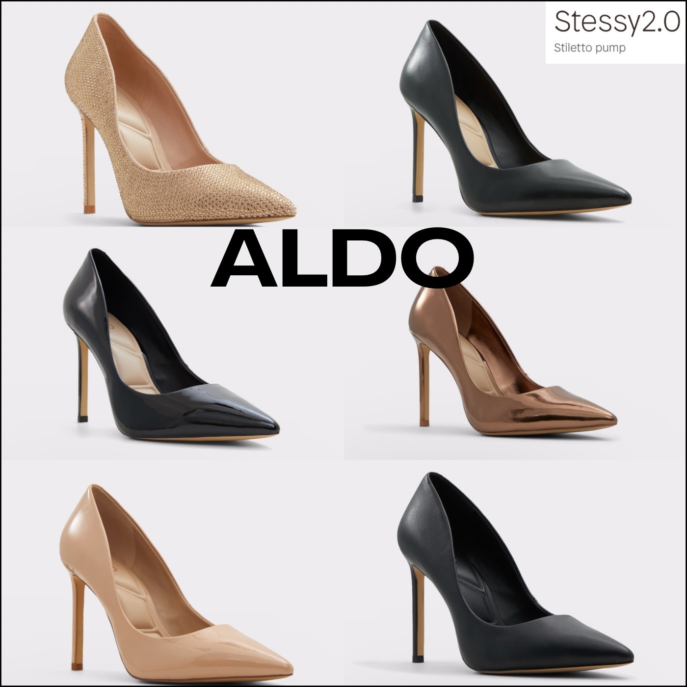 大人気☆【ALDO】美脚ヒールパンプス Stessy2.0