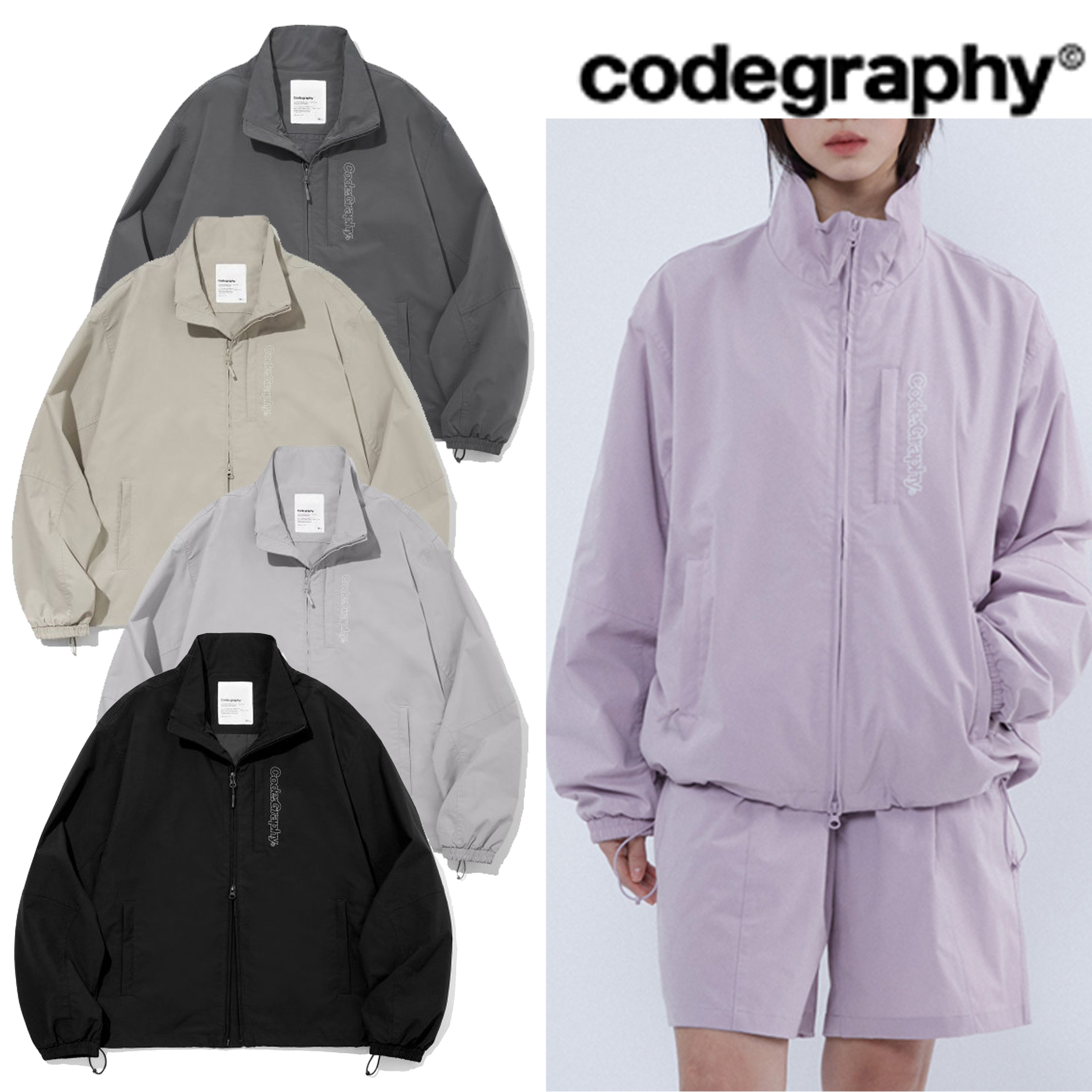 ★CODEGRAPHY★[24SS] 2-WAY Tech Short Jacket★送料・関税込