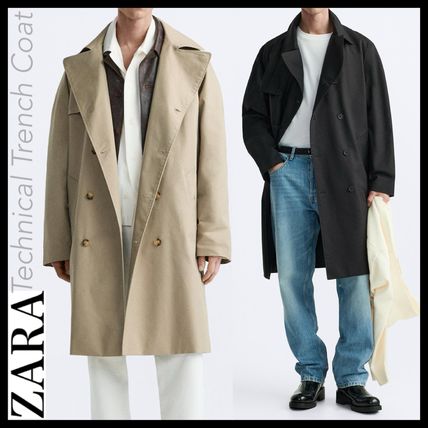 ベージュ系 ZARA(ザラ) トレンチコート(メンズ) - 海外通販のBUYMA