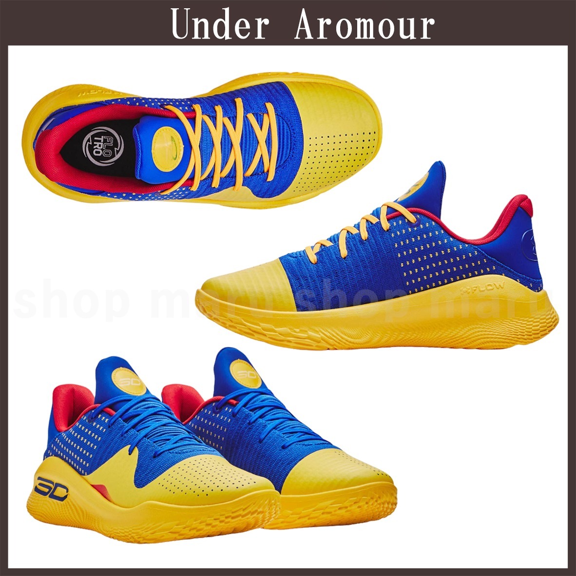 UNDER ARMOUR◆カリー 4 ロー FloTro バスケットボール シューズ