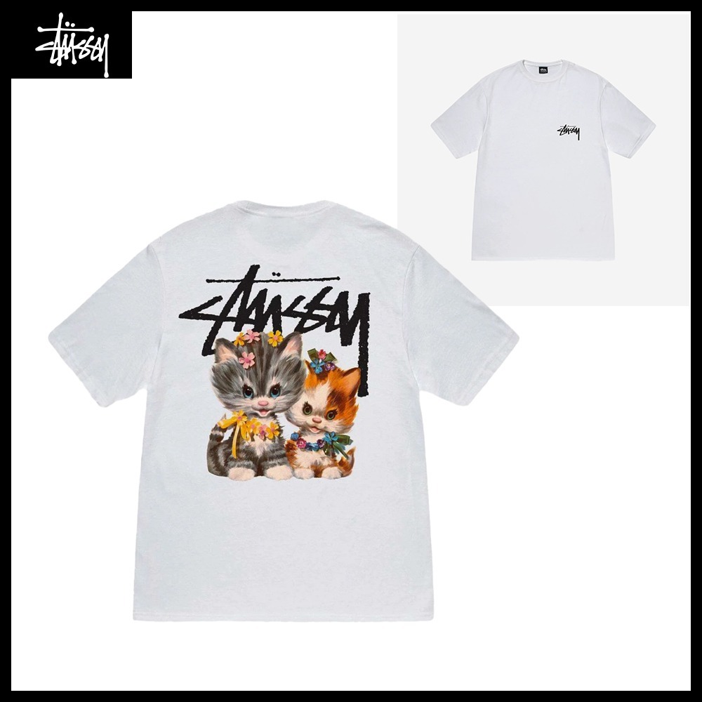 ★Stussy★Kittens T-Shirt White★大人気★