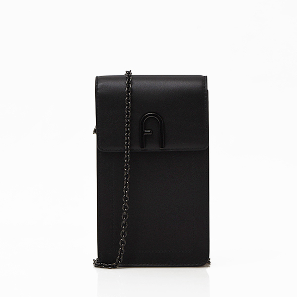 送料込＊すぐ届く＊FURLA FLOW レザー スマホショルダー