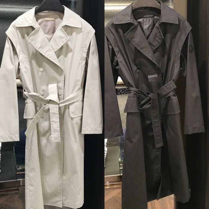 パリ直営店買付【MONCLER】Elyme袖を外せるトレンチコート☆２色