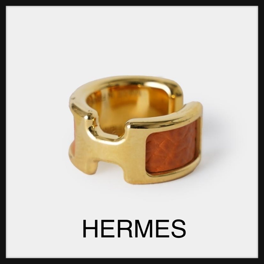 【HERMES】直営/正規店 オランプ イヤーカフ カーフスキン 13色
