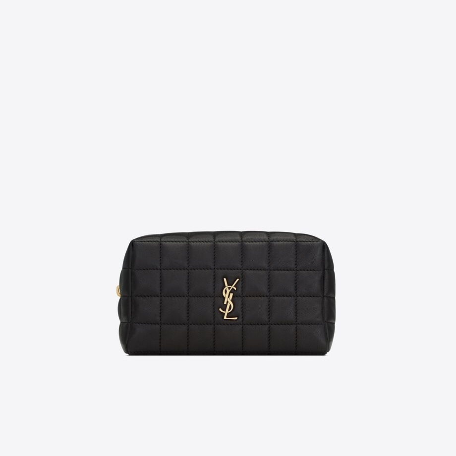 大人気♪【Saint Laurent】マトラッセ カレ スモール化粧ポーチ Saint Laurent☆カサンドラ マトラッセ カレ スモール化粧ポーチ