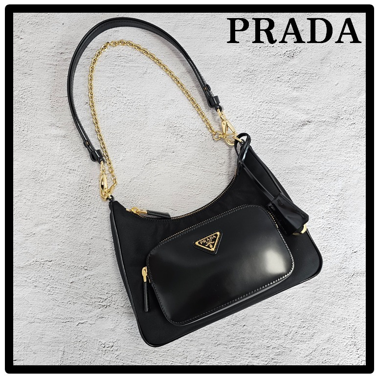★送料・関税込★PRADA★オデット レザー ミニ ショルダーバッグ