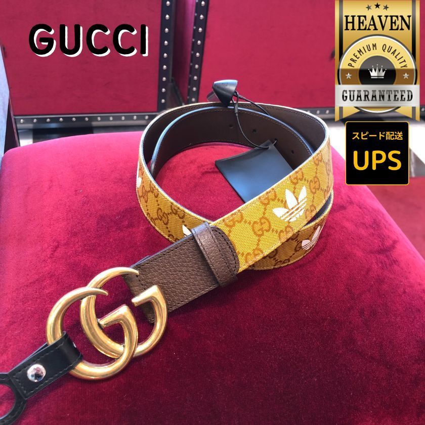 6万取引突破★UPS速達便利用！【GUCCI x ADIDAS】406831_ベルト