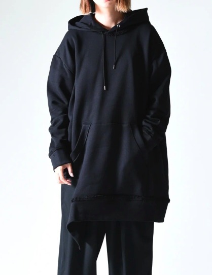 【Yohji Yamamoto】Ground Y オーバーサイズダメージフーディ