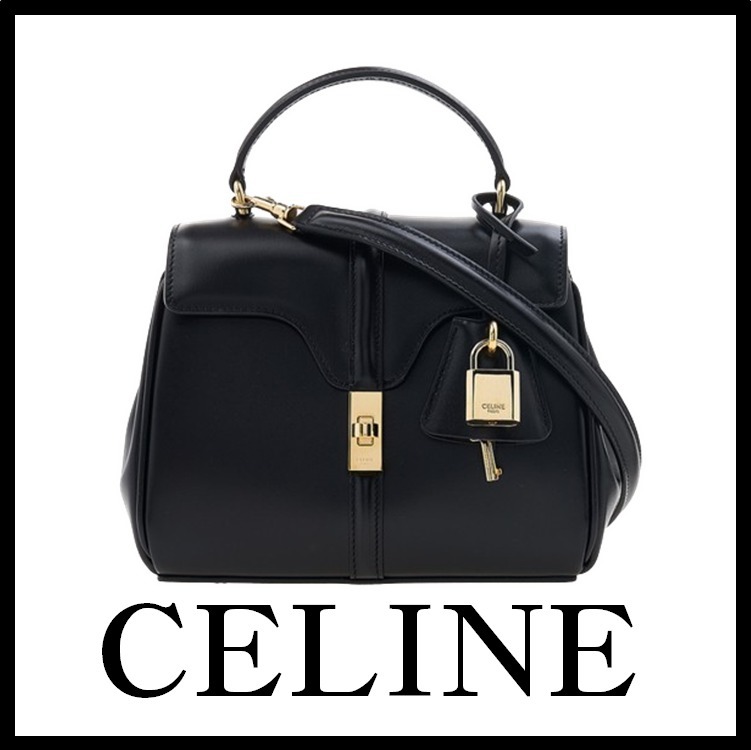★関税込★CELINE★セリーヌ 16 セーズ ミニ 2way レザーバッグ