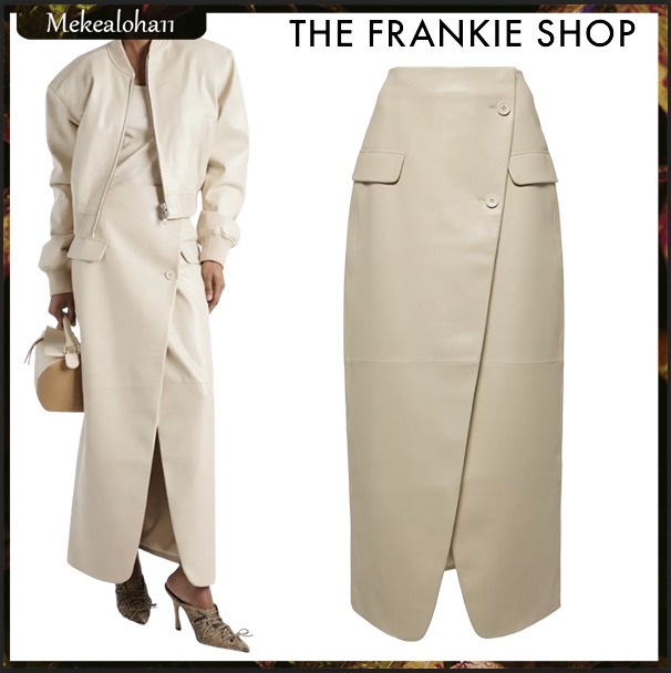 FRANKIE SHOP☆Nan フェイクレザーマキシスカート 関税送料込