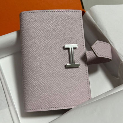 パープル（紫）系 HERMES Bearn(エルメス ベアン) 折りたたみ