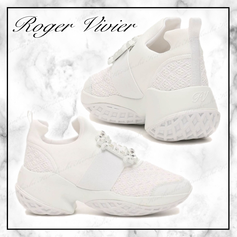 ◆Roger Vivier◆VIV RUN◆バックル付きスニーカー◆White◆