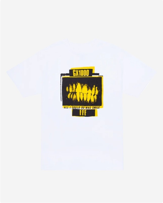 【GX1000】 SMILE TEE : WHITE