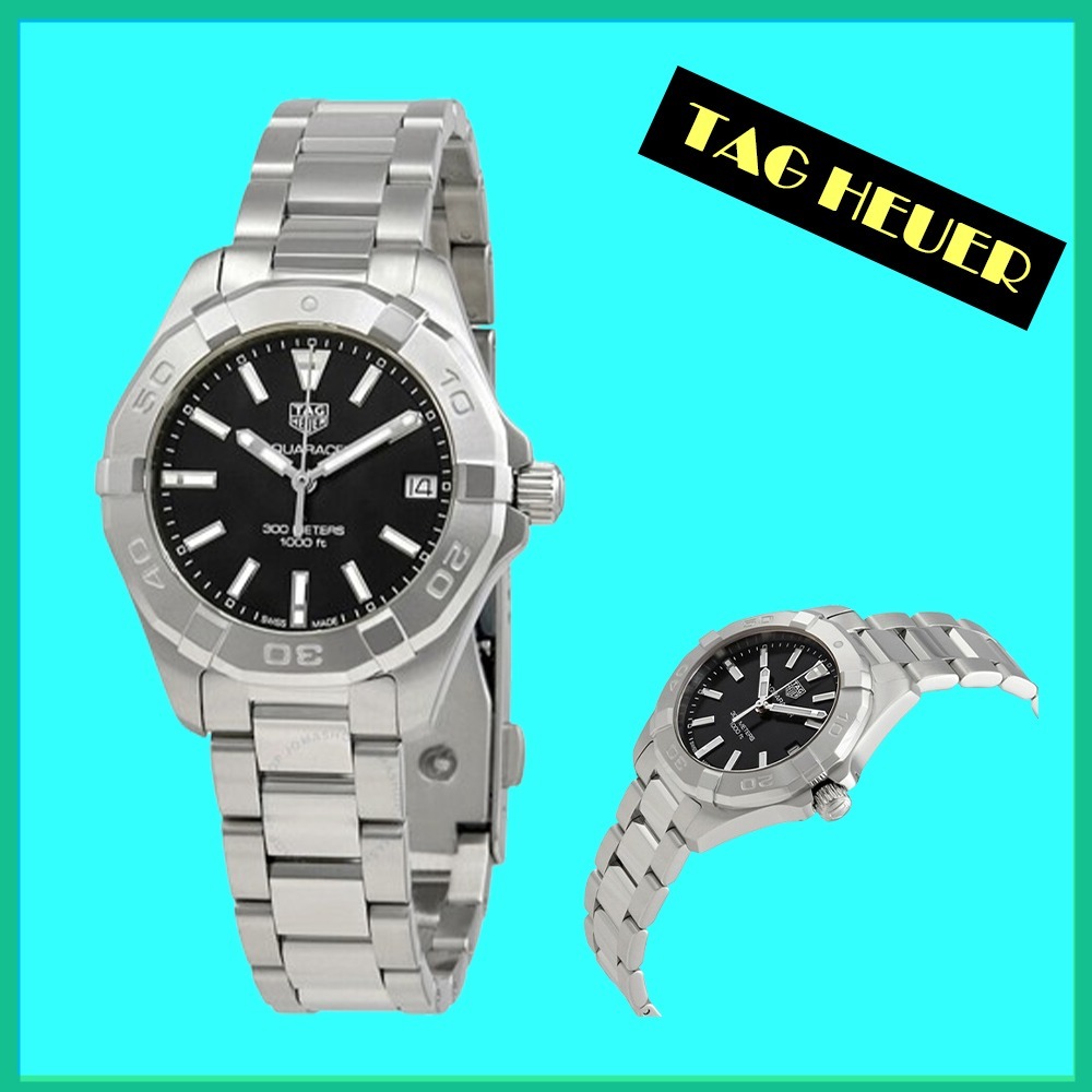 アナログ腕時計 TAG HEUER Aquaracer Black Dial Ladies Watch