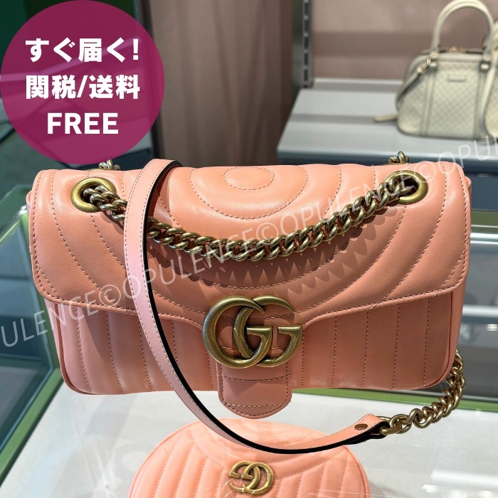 GUCCI グッチ 人気 GGマーモント キルティング ショルダーバッグ