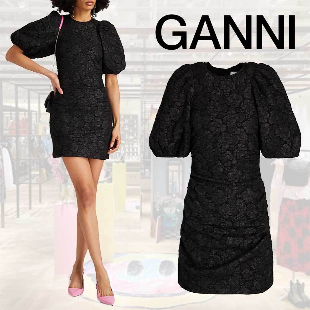 GANNI(ガニー) クロッケ ミニワンピース