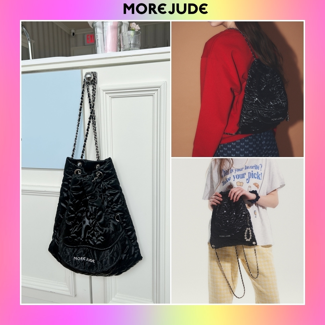 【more jude】 新作★ Flower Backpack